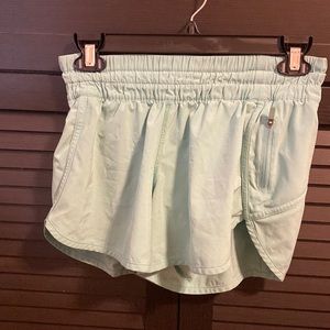 Lulu Lemon Aqua Shorts size 6